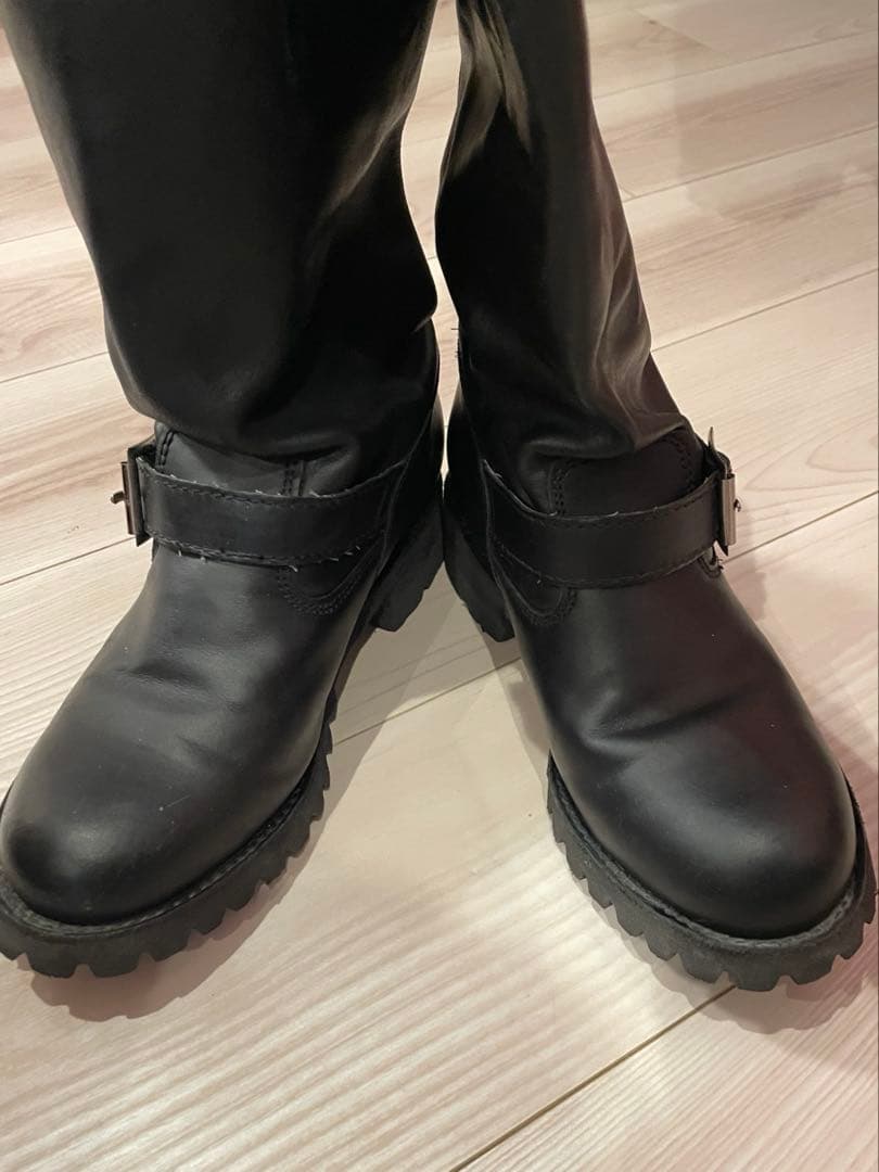 最終お値段　YOSUKE/ヨースケ」軽量レザーエンジニアブーツ