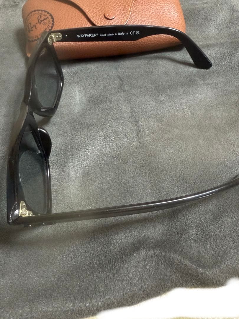 ソ*ス様 Ray-Ban WAYFARER イタリア製 ブラック 純正ケース付