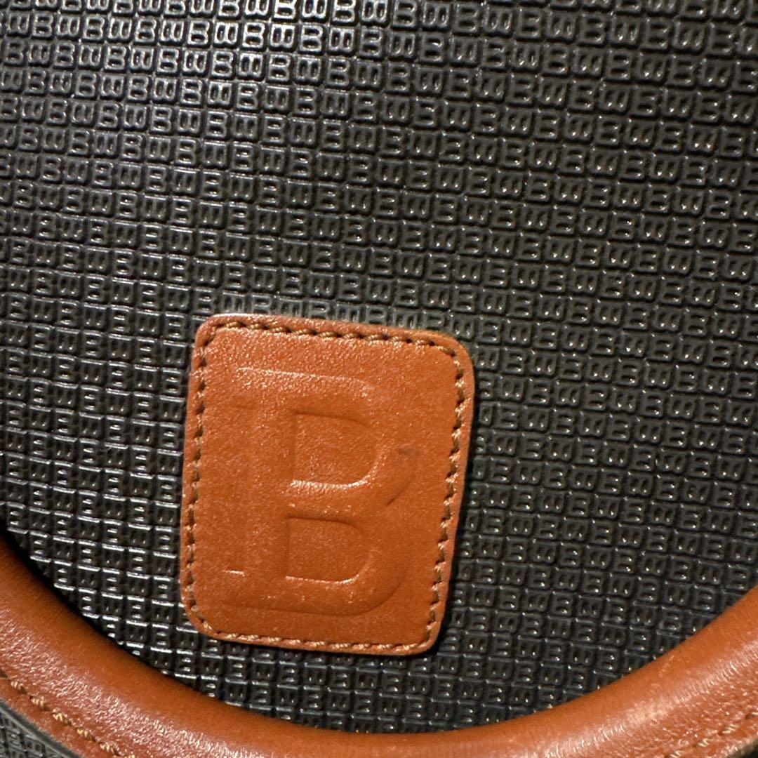 BALLY バリー ボストンバッグ 旅行鞄 PVC×レザー イタリア製