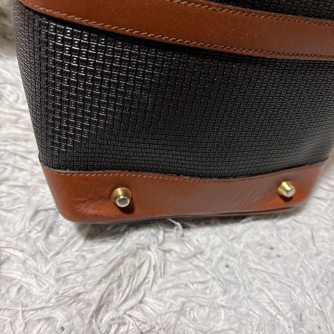 BALLY バリー ボストンバッグ 旅行鞄 PVC×レザー イタリア製