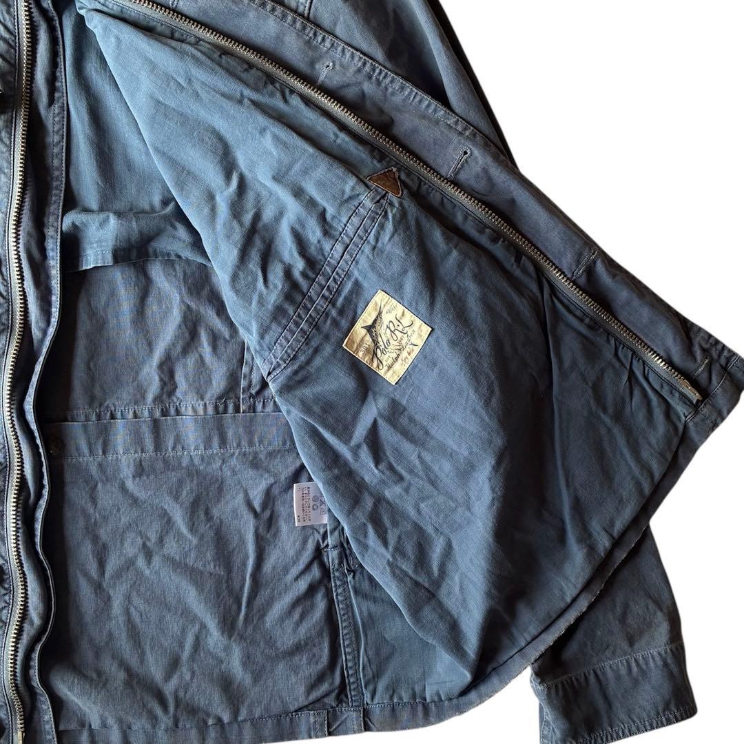 80-90s Polo ハンティングジャケット フェード カバーオール L