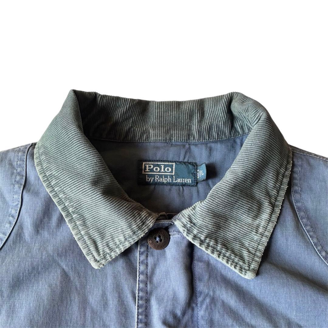 80-90s Polo ハンティングジャケット フェード カバーオール L