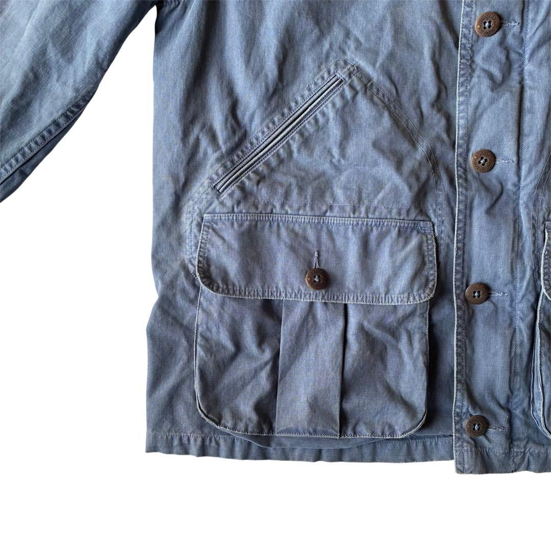 80-90s Polo ハンティングジャケット フェード カバーオール L