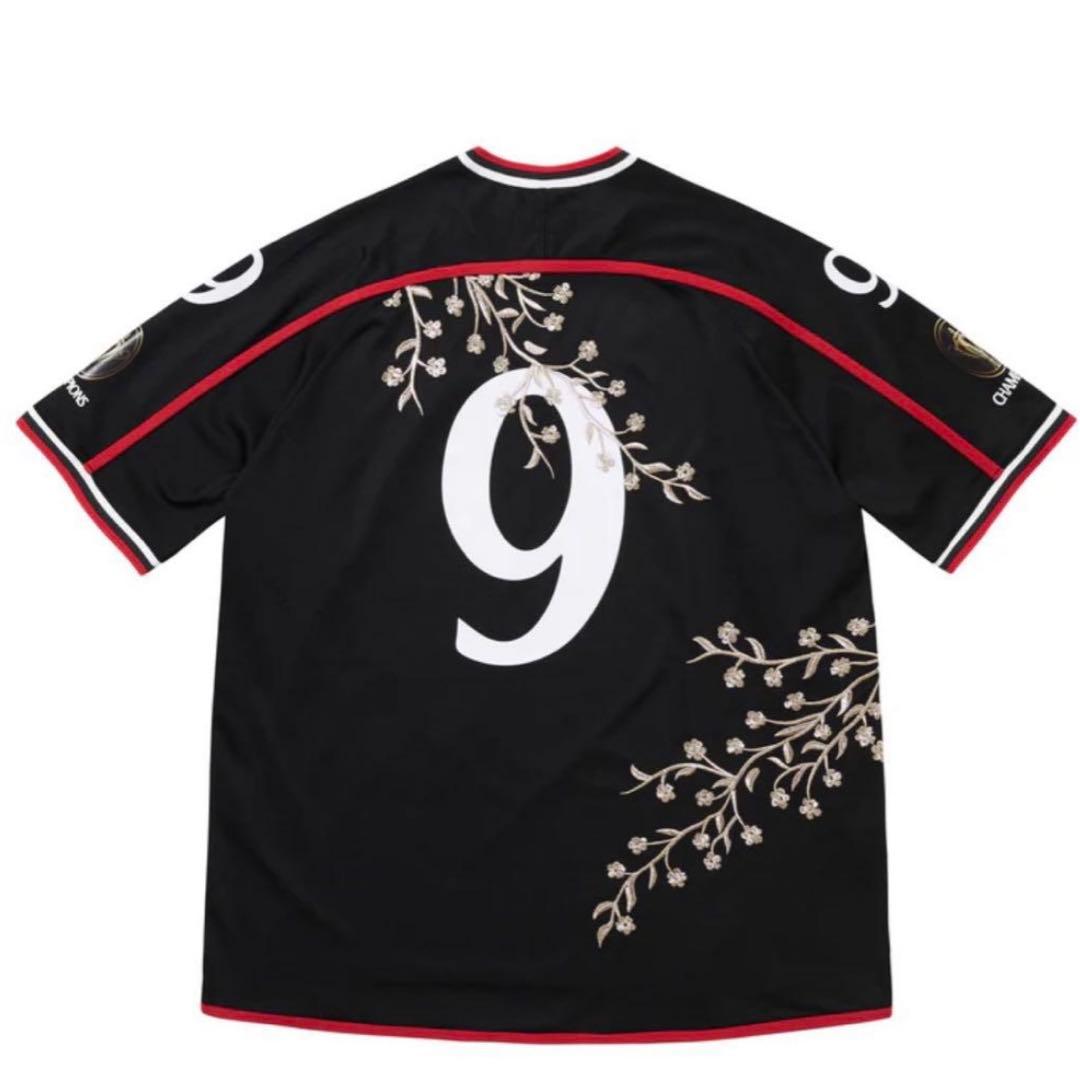 トップス Supreme Floral Soccer Jersey \"Black\"