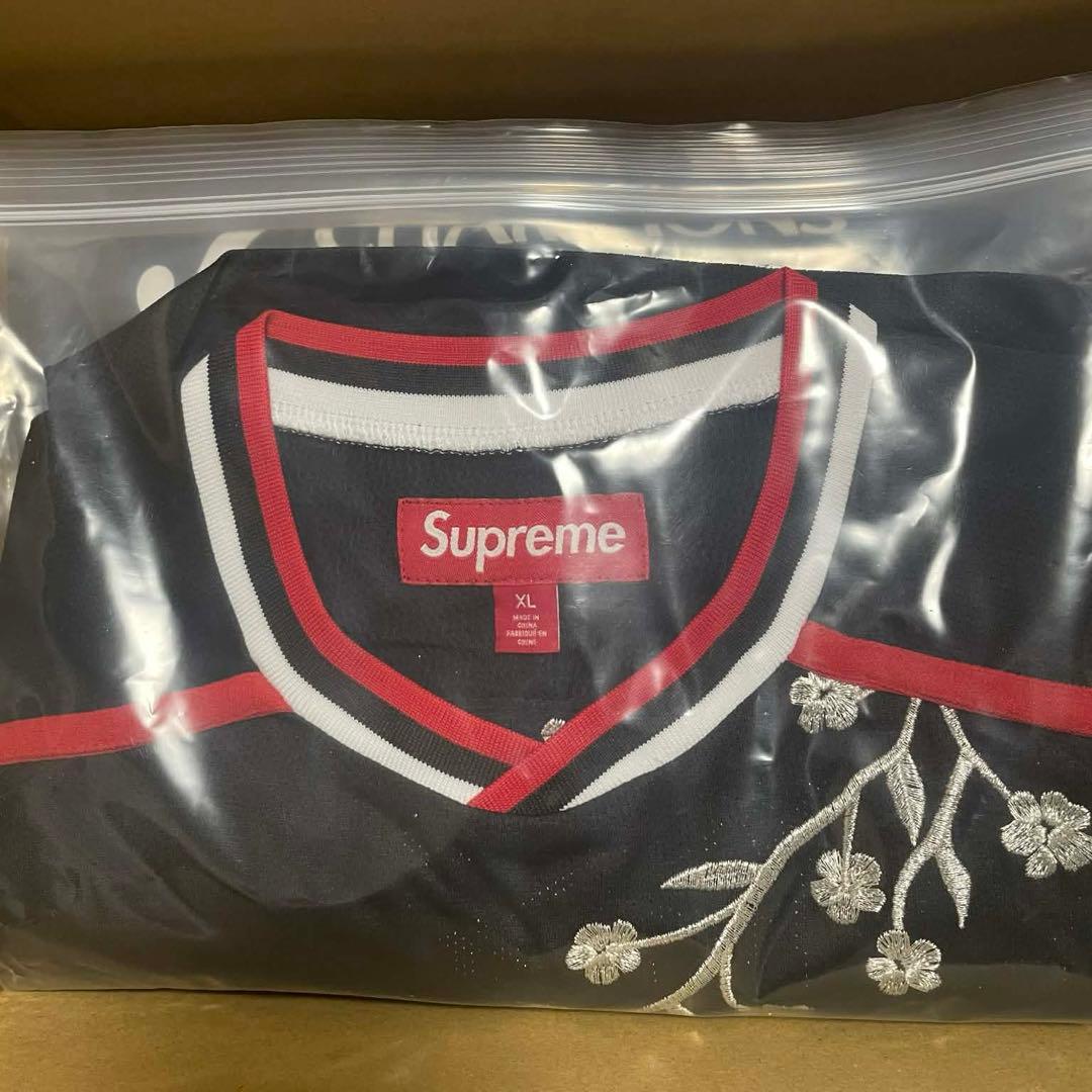 トップス Supreme Floral Soccer Jersey \"Black\"