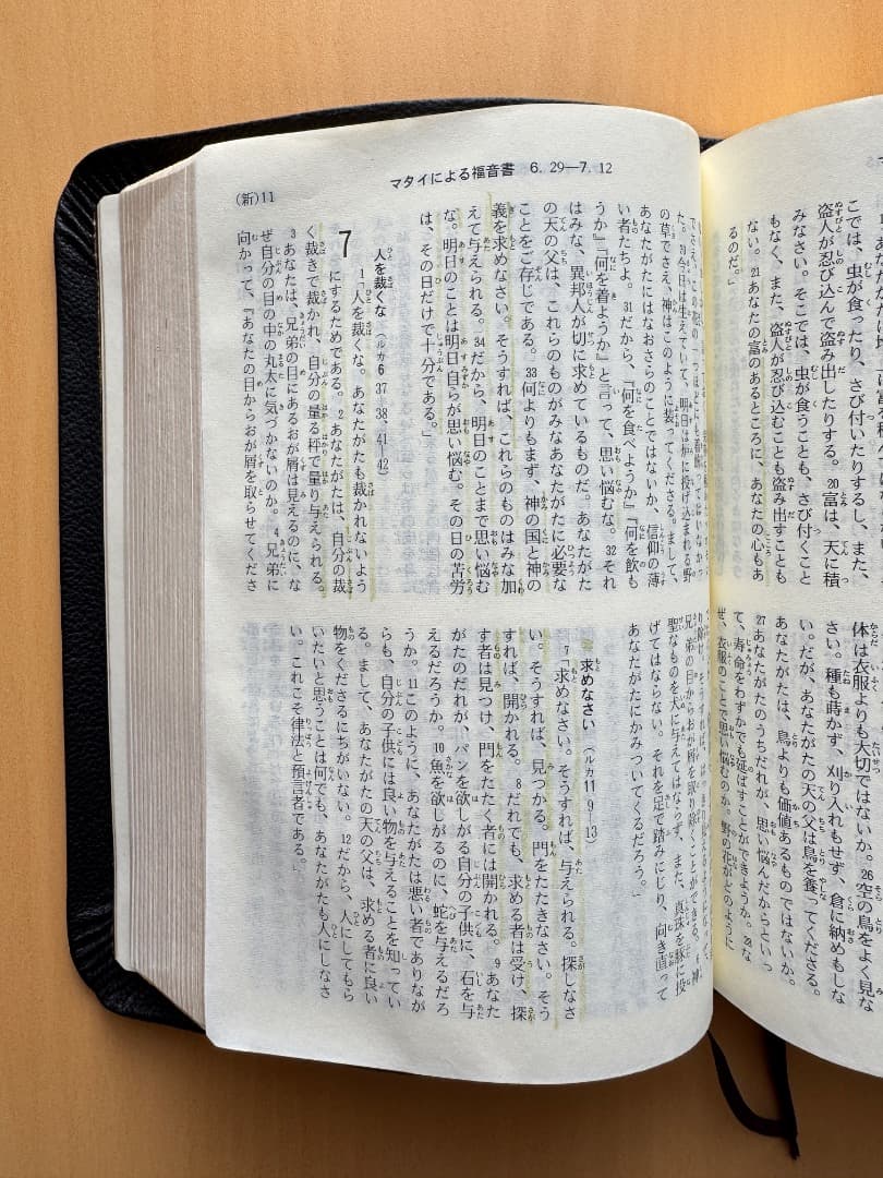 新共同訳聖書　小型　革装　（箱付き）