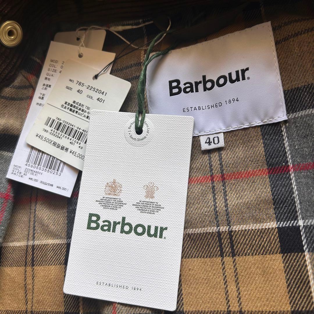 【新品】Barbour 別注トランスポート ブルゾン　オリーブ　40 バブアー