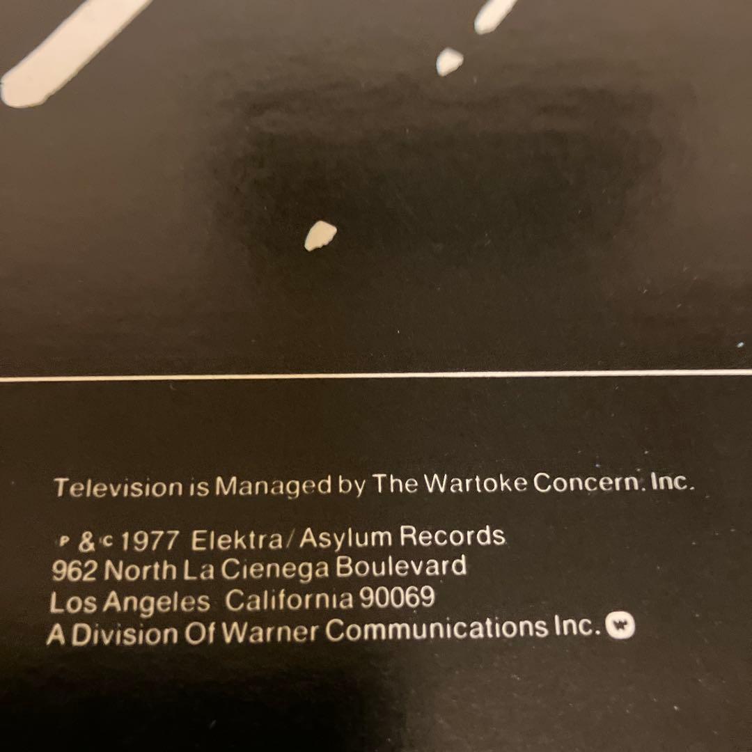 Marquee Moon(LP)/Television国内盤