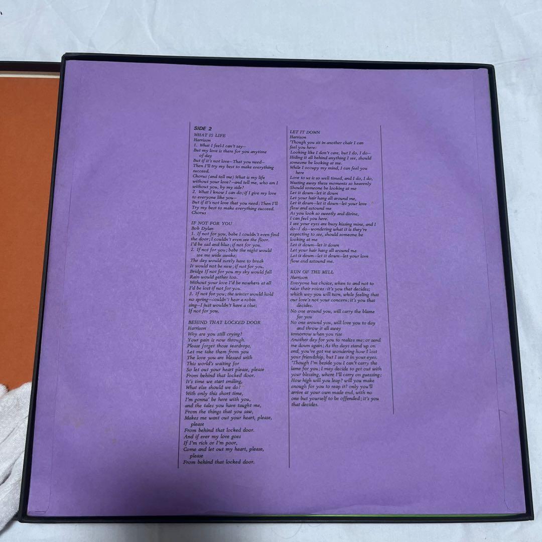 洋楽 e Harrison All Things Must Pass LP