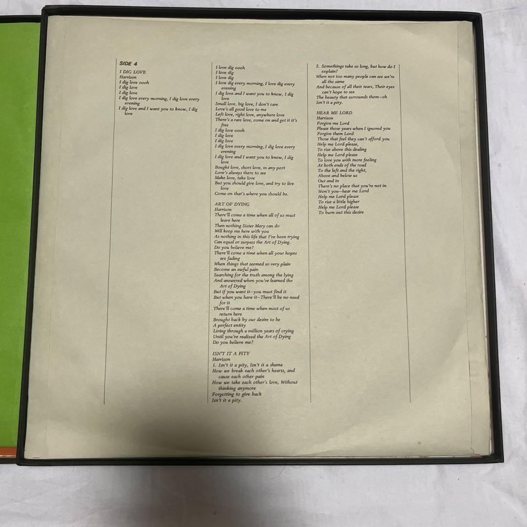 洋楽 e Harrison All Things Must Pass LP