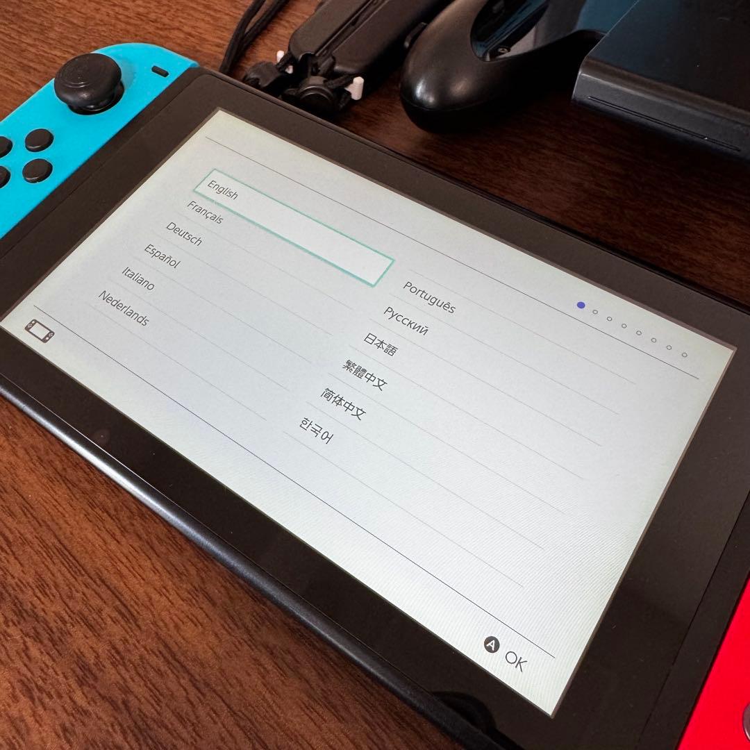 Nintendo Switch 本体 青/赤 付属品付き