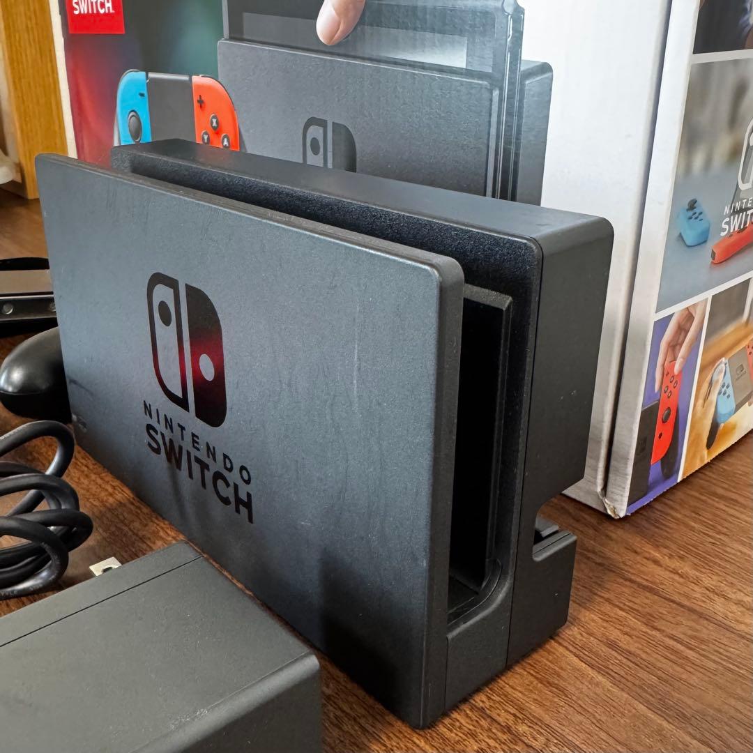 Nintendo Switch 本体 青/赤 付属品付き