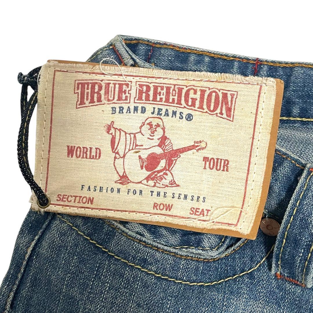 TRUE RELIGION /フレアデニムパンツ デコ仕様 W26 c088