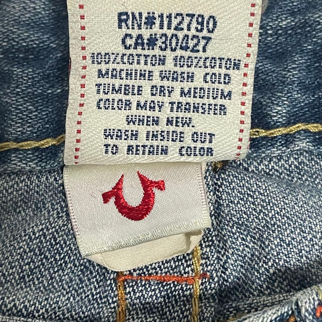 TRUE RELIGION /フレアデニムパンツ デコ仕様 W26 c088