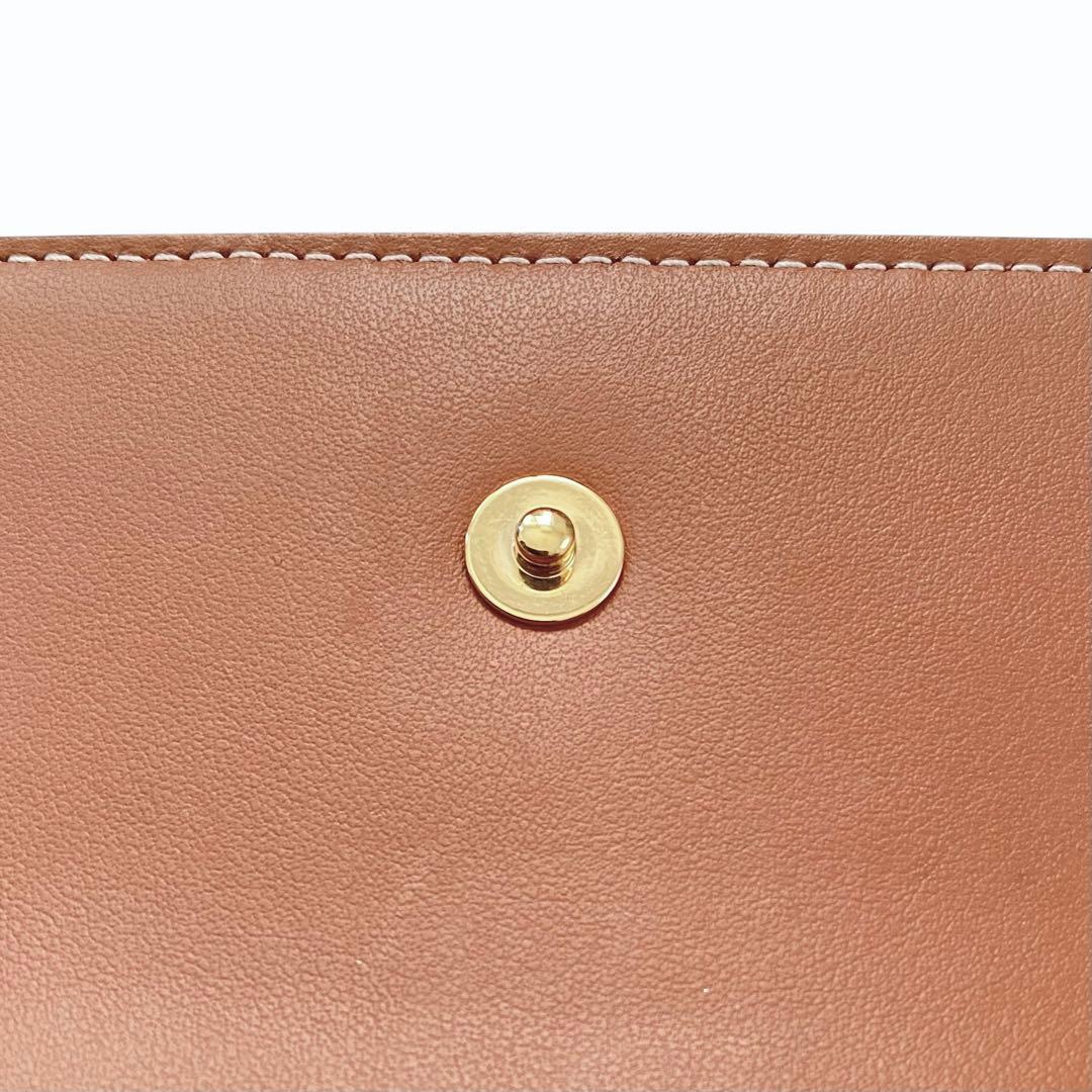 BURBERRY【美品】PVC&レザー 3つ折り コンパクト財布 ノバチェック