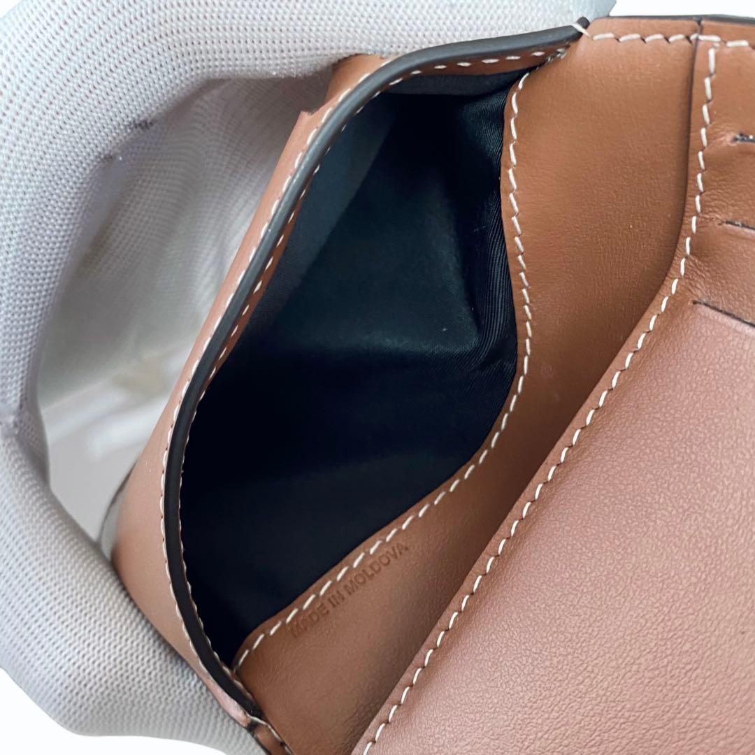 BURBERRY【美品】PVC&レザー 3つ折り コンパクト財布 ノバチェック