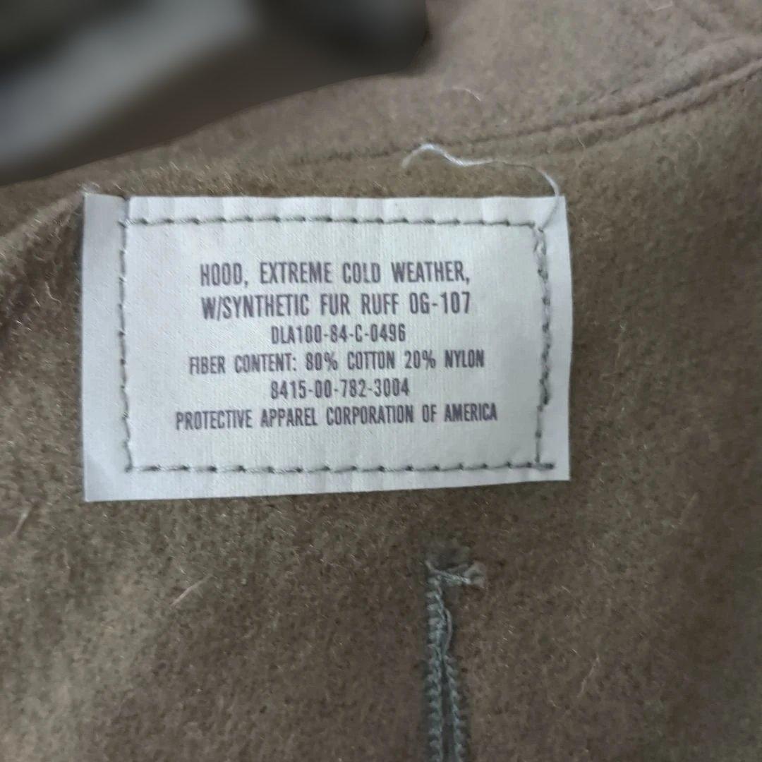 米軍　M-65 フィッシュテールパーカー フード DEAD STOCK ①