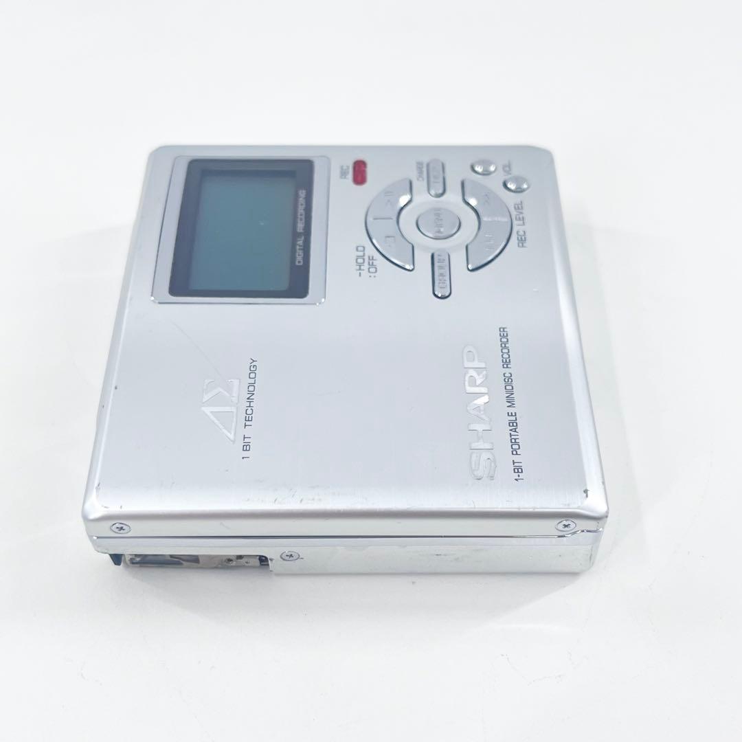 SHARP MDポータブルレコーダー MD-DR7-S 再生録音OK