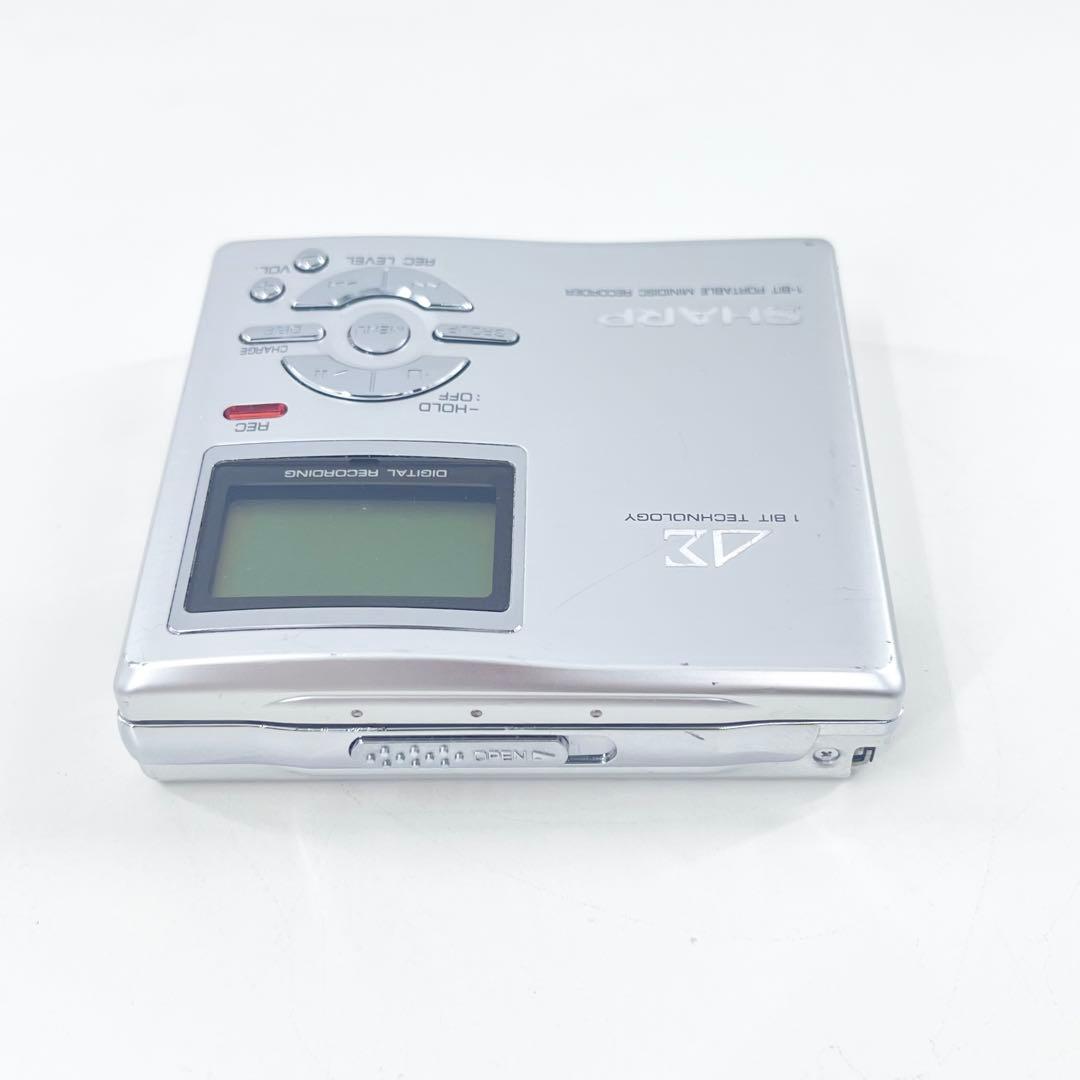 SHARP MDポータブルレコーダー MD-DR7-S 再生録音OK