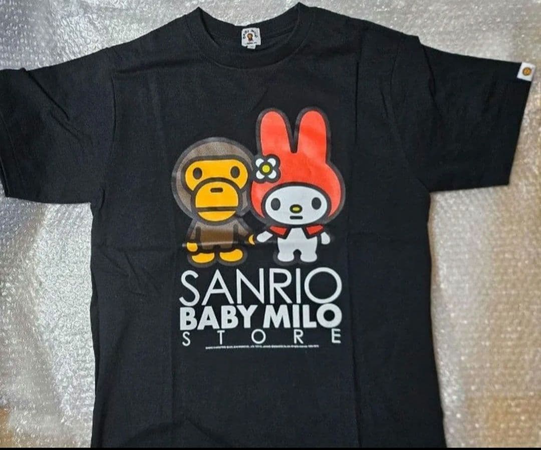 BAPE 2010 マイメロディ マイロ プリントTシャツ ブラックMサイズ