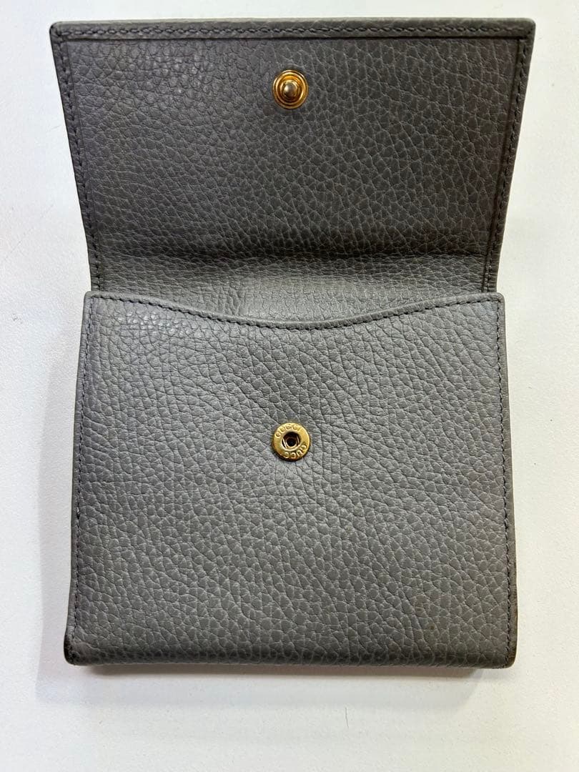 大人気　GUCCI コンパクト折り財布 マーモント ダブルG スモールウォレット