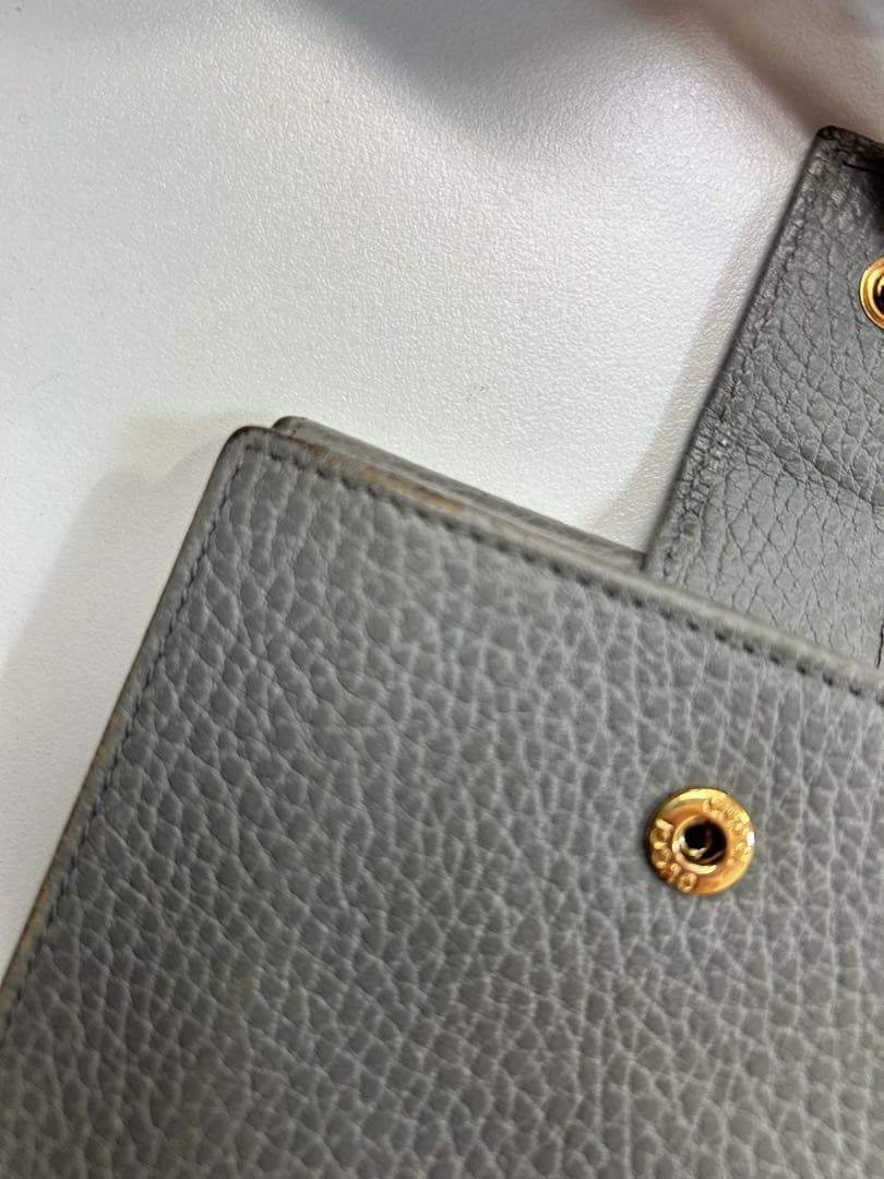 大人気　GUCCI コンパクト折り財布 マーモント ダブルG スモールウォレット