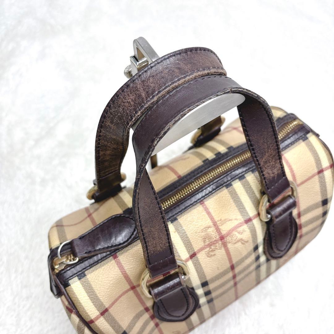 BURBERRY バーバリー ノバチェック シャドーホース ミニボストン