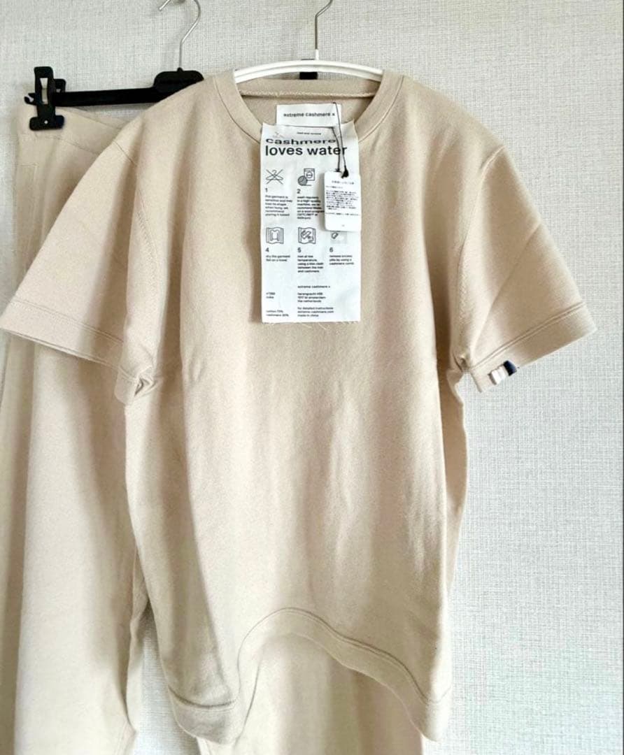 【新品】extreme cashmere コットンカシミヤ Cuba Tシャツ