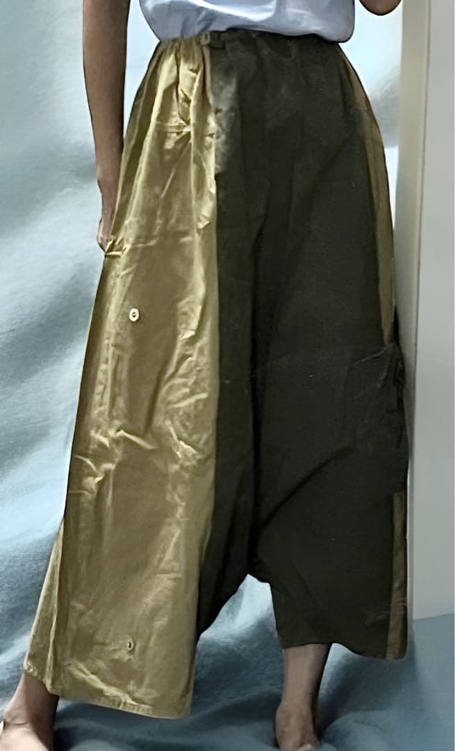 vintage テント生地 サルエルパンツ ミリタリー ステンシル US 軍物