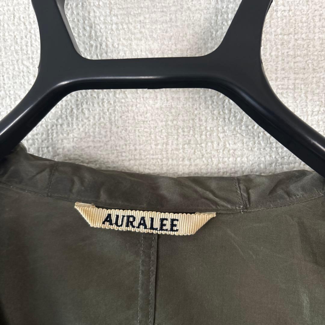 AURALEE/オーラリー SILK TAFFETA HOODED COAT 3