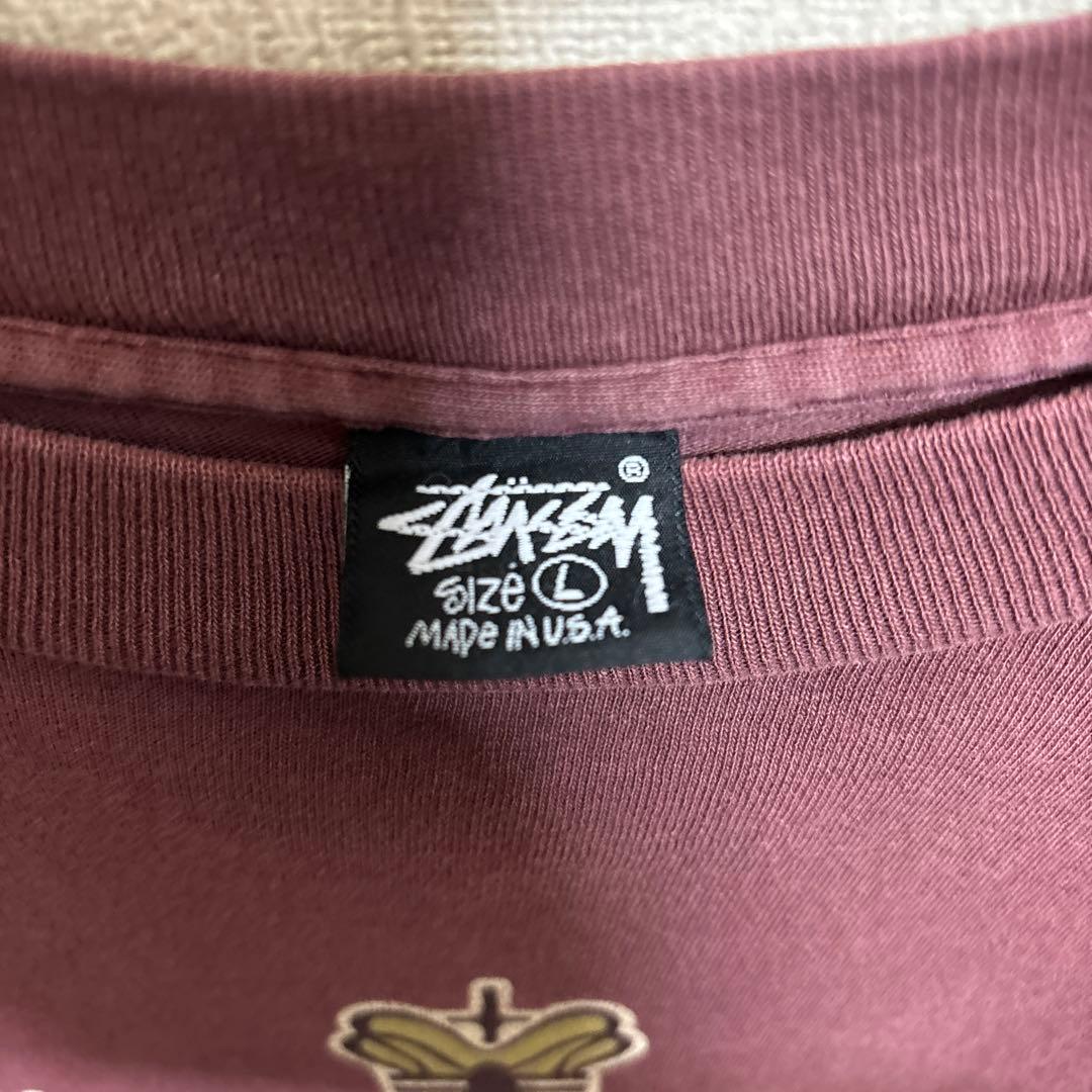 old stussy 80s 黒タグ 初期 usa製 スペード size L