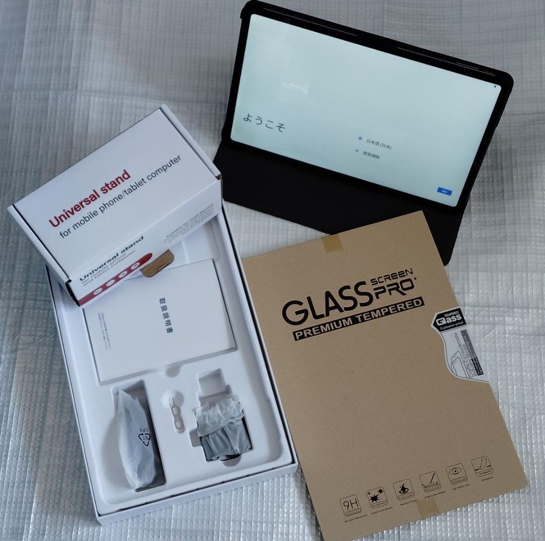美品★12inタブレット(HitabtP30A)+専用ケース・フィルム+車ホルダ
