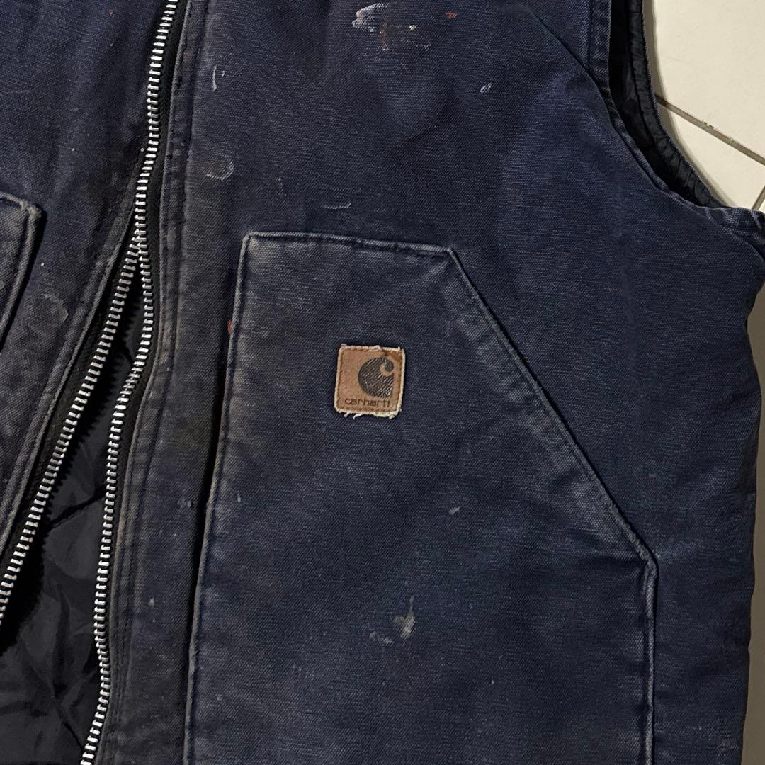 usa製 雰囲気◎ Carhartt ダックベスト V02 MDT スペシャル