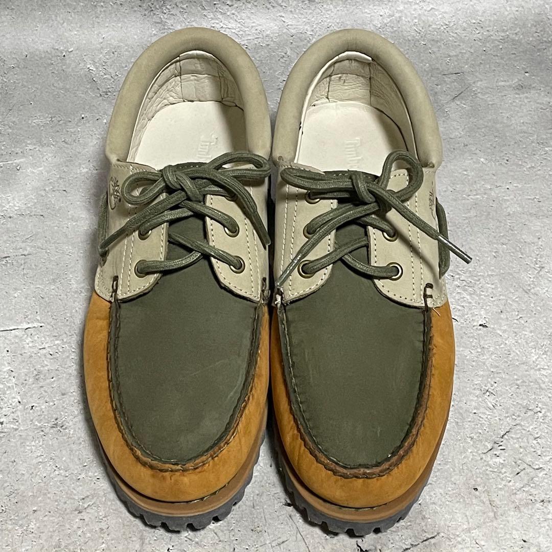 美品　ティンバーランド　Timberland　スリーアイ　デッキシューズ　27