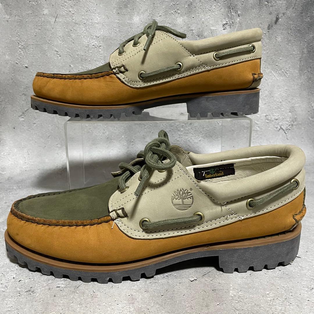 美品　ティンバーランド　Timberland　スリーアイ　デッキシューズ　27