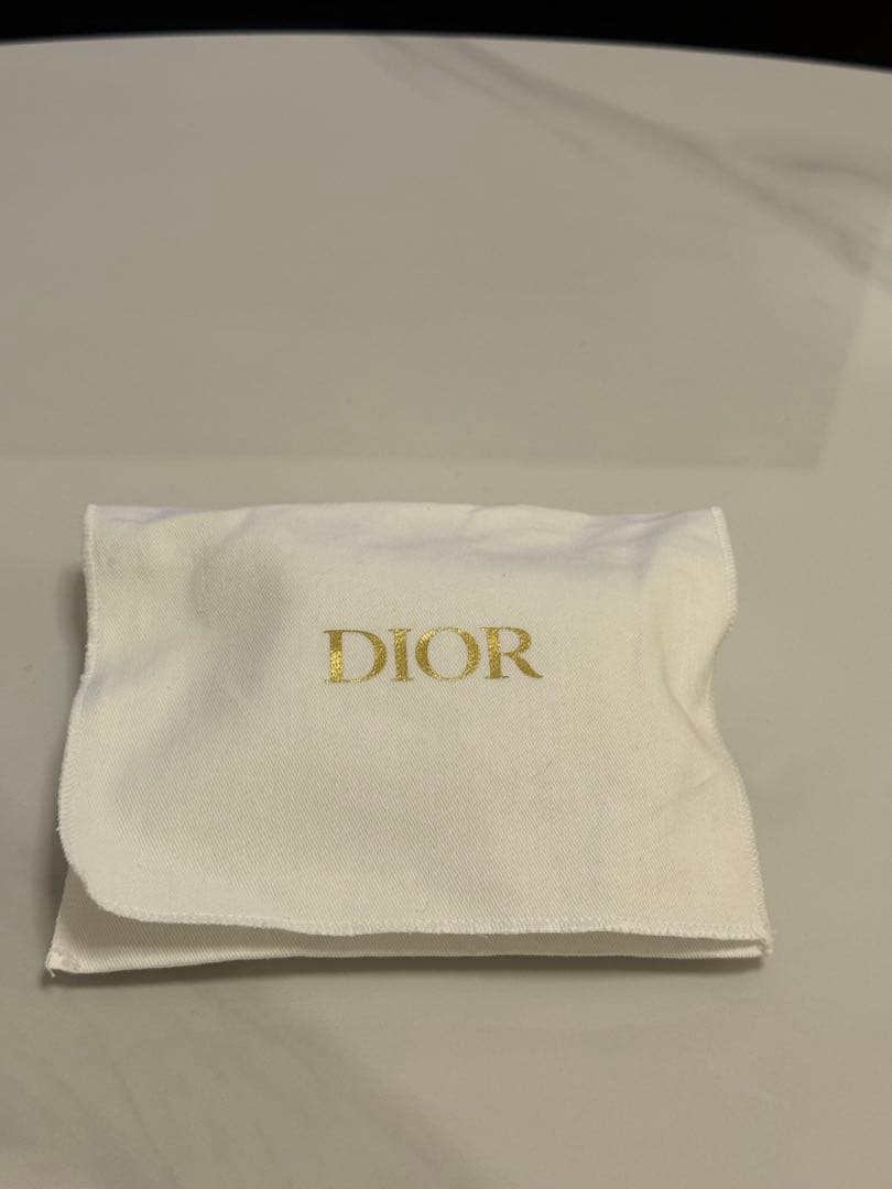 Dior 三つ折り財布 コンパクトウォレット　ピンク