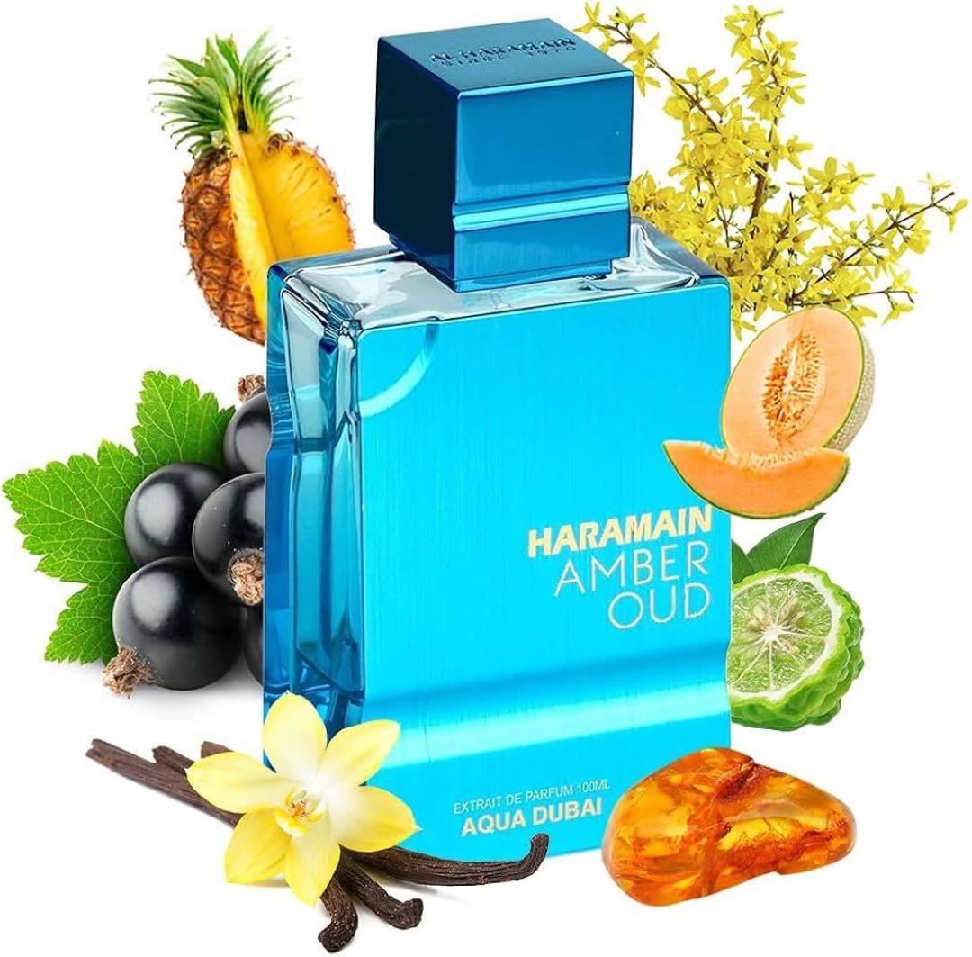 香水(男性用) Al Haramain Amber Oud Aqua Dubai 100 ml.
