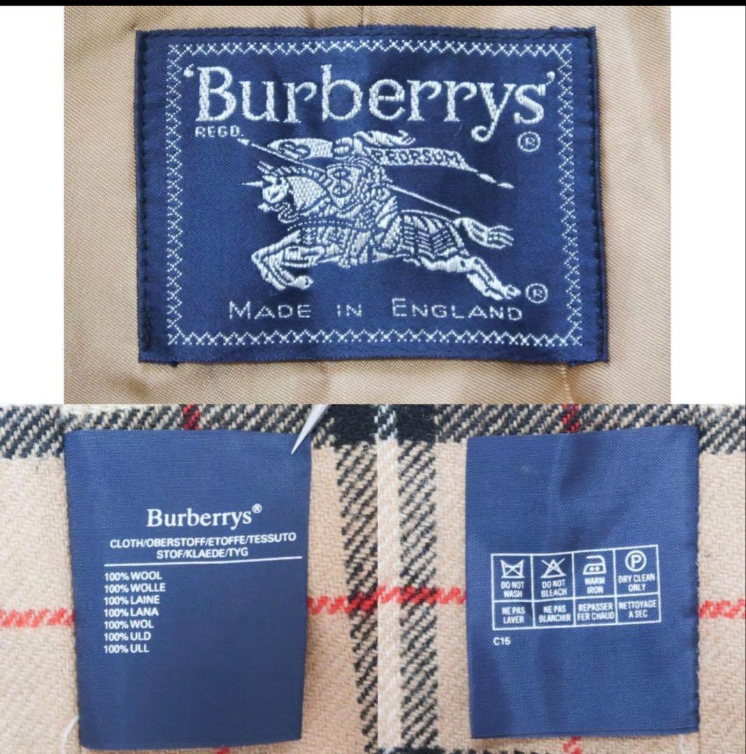 ビンテージ BURBERRY ライナー付き ステンカラーコート