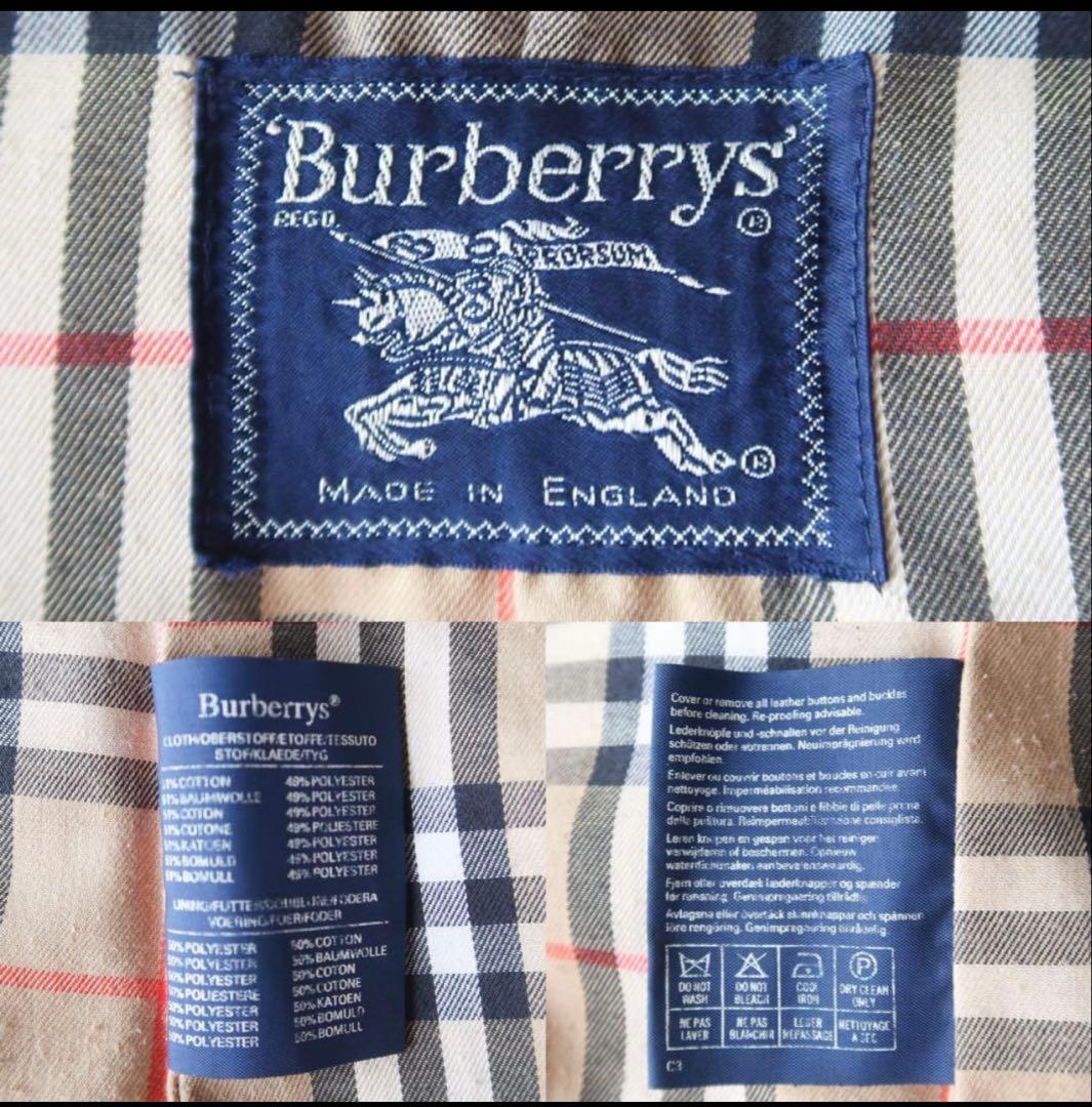ビンテージ BURBERRY ライナー付き ステンカラーコート
