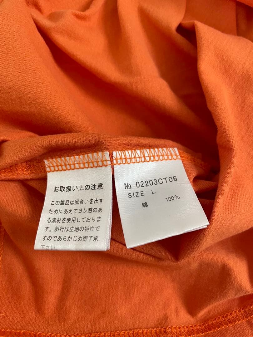 ヒステリックグラマー　Tシャツ　ヒスガール　オレンジ　ピストル