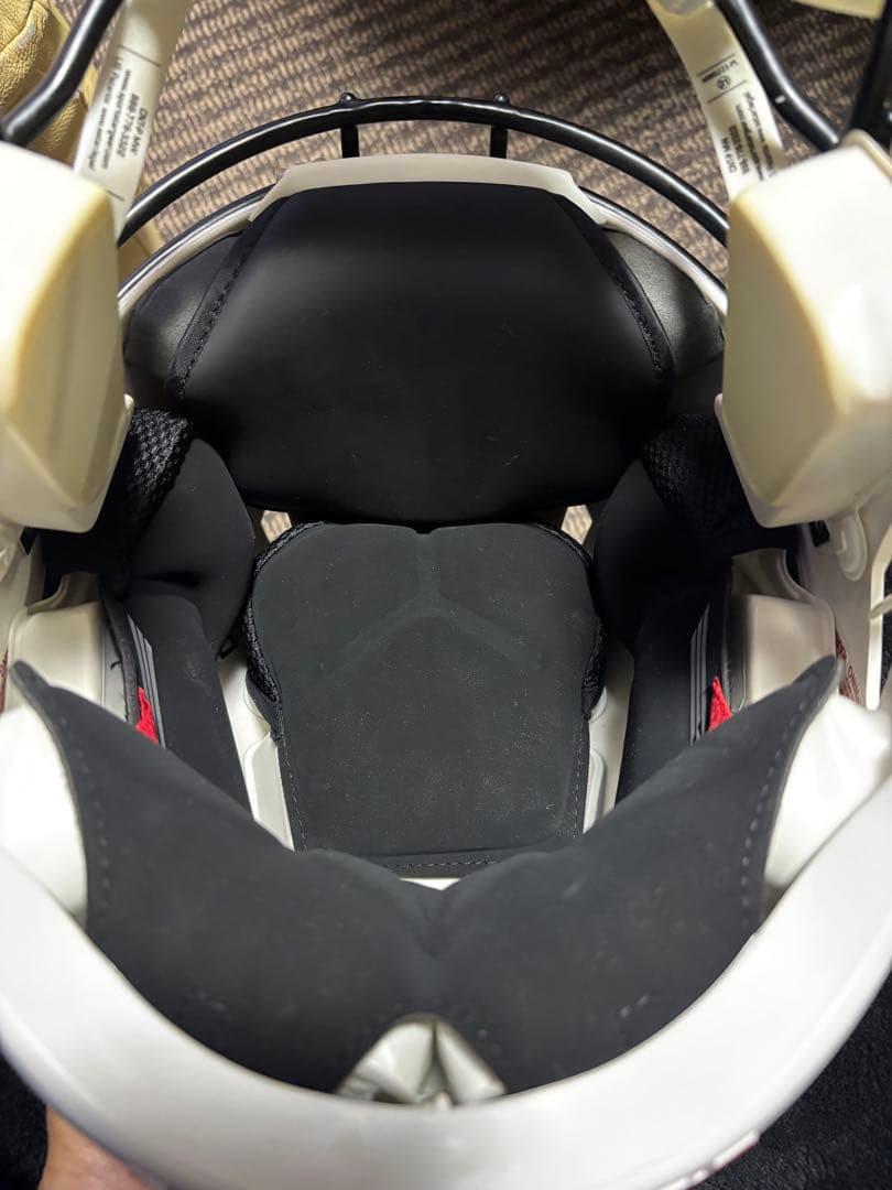 Riddell アメリカンフットボール　ヘルメット　ホワイト　スピードアイコン