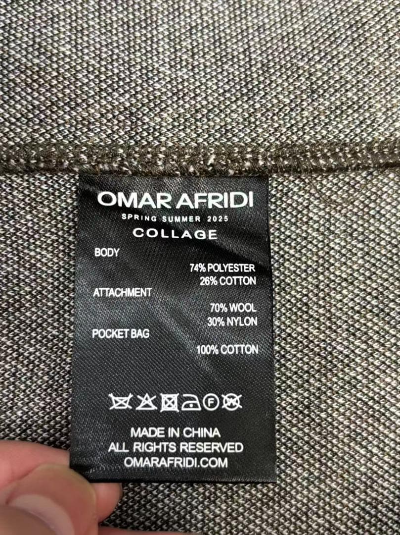 Omar Afridi オマールアフリディ bove jacket 25ss46