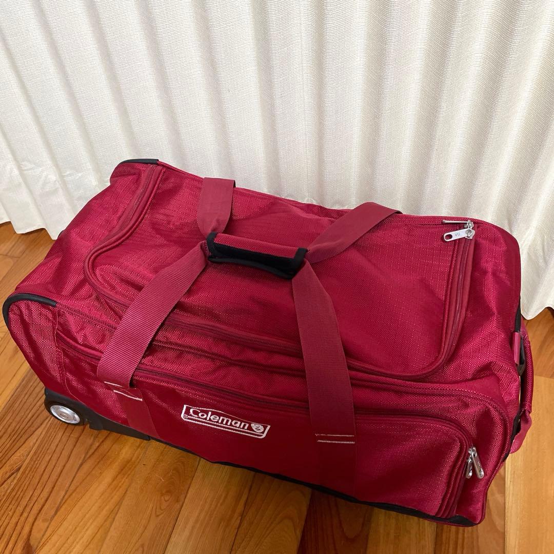 【美品】Coleman コールマン ボストンキャリー バッグ