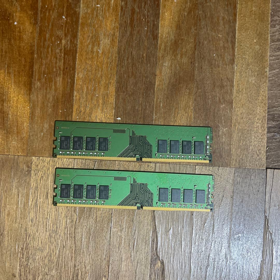 (ジャンク)DDR4 8GBメモリー 2枚セット 1600MHz