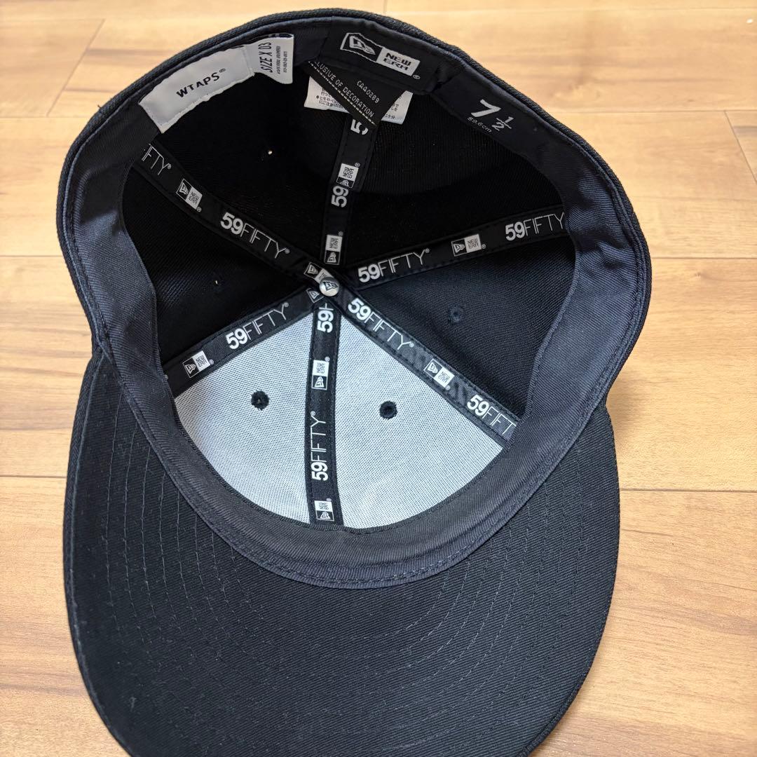 WTAPS NEWERAコラボ　59FIFTY キャップ ブラック 7 1/2