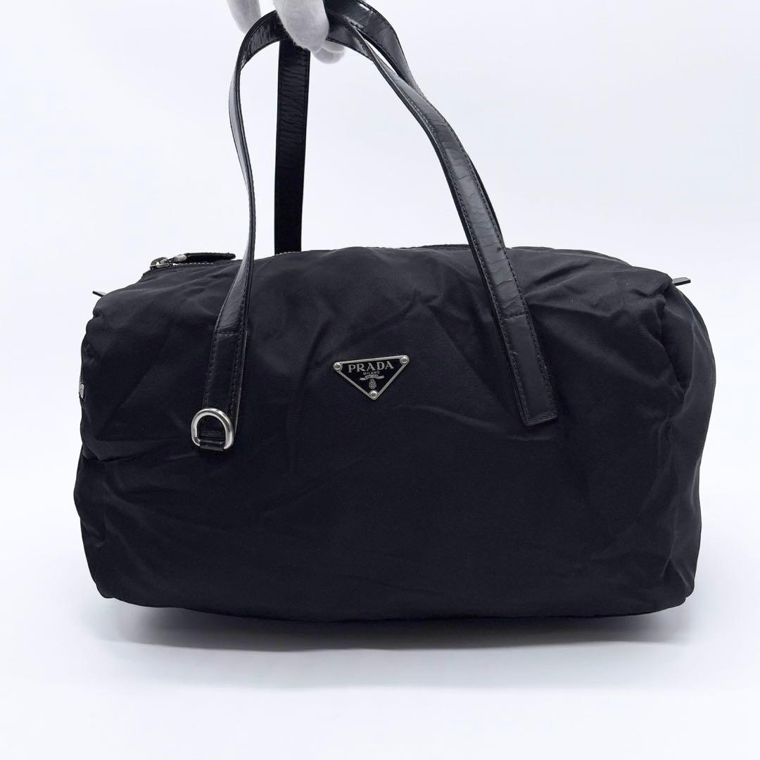 PRADA プラダ ミニボストン BR2509 ブラック ナイロンレザー