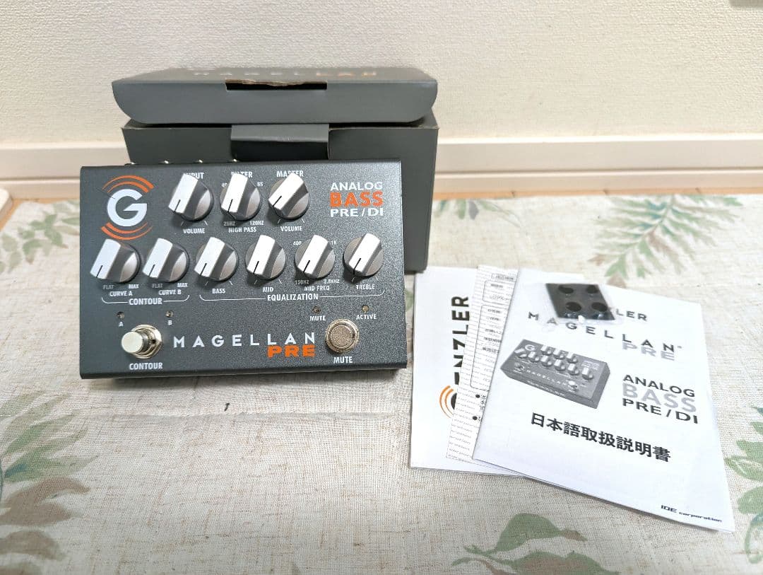 GENZLER MAGELLAN PRE DI PEDAL ベース用プリアンプ