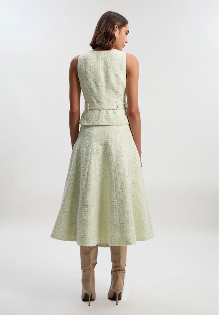 値下げ！美品☆ Karen Millen☆ツィードワンピース