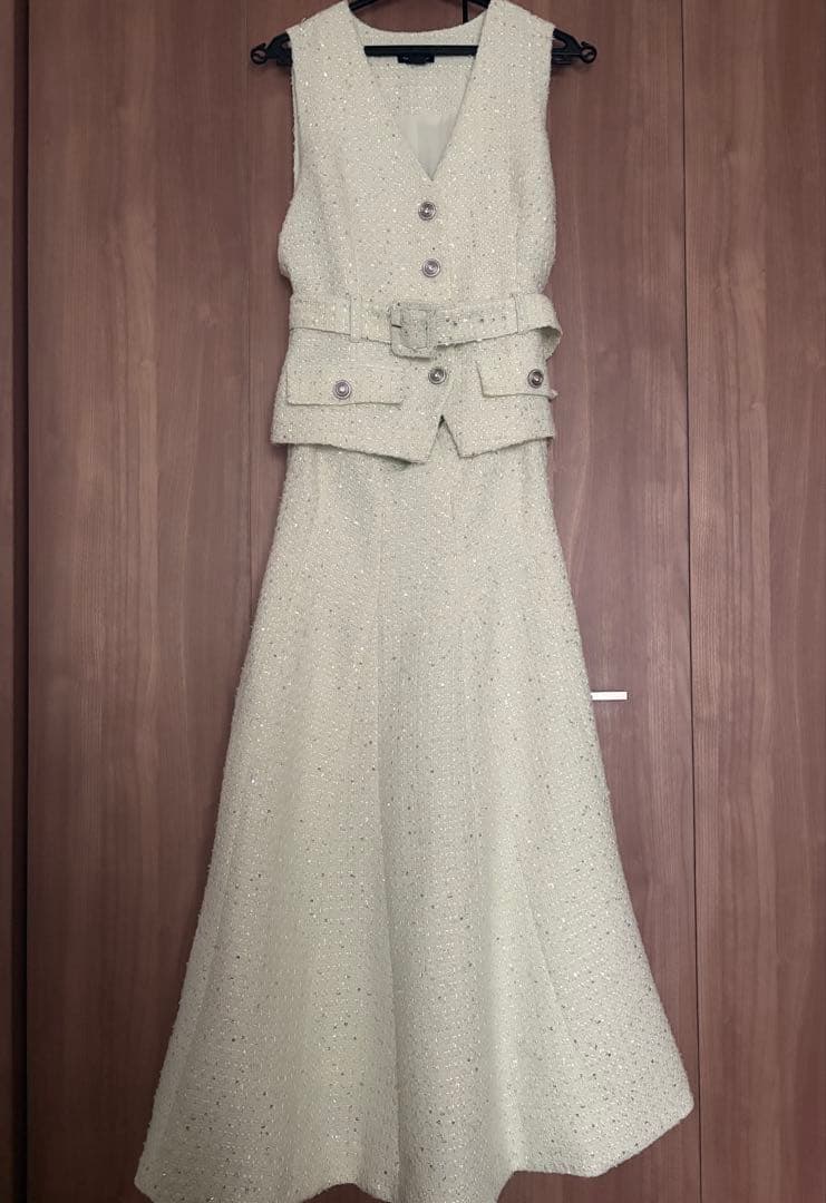 値下げ！美品☆ Karen Millen☆ツィードワンピース