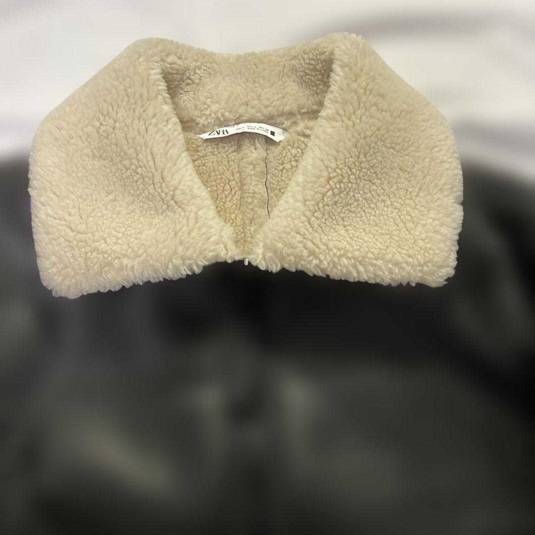 【美品】ZARA B-3 フェイクムートンジャケット フライトジャケット M相当